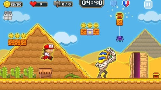 Super Jim Jump - pixel 3d screenshot 6