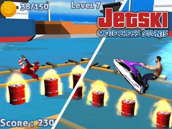 JetSki MotoCross Uphill Race