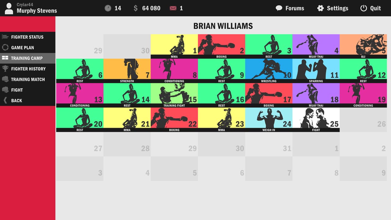 Ultimate Fight Manager 2016 screenshot 3