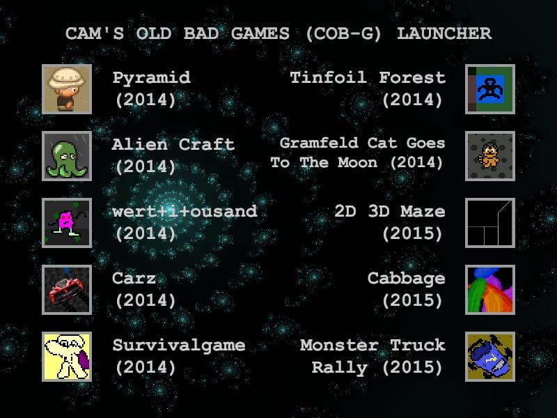 Cams Old Bad Games