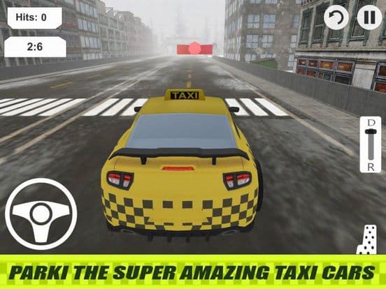 Lever Taxi Parking City screenshot 2