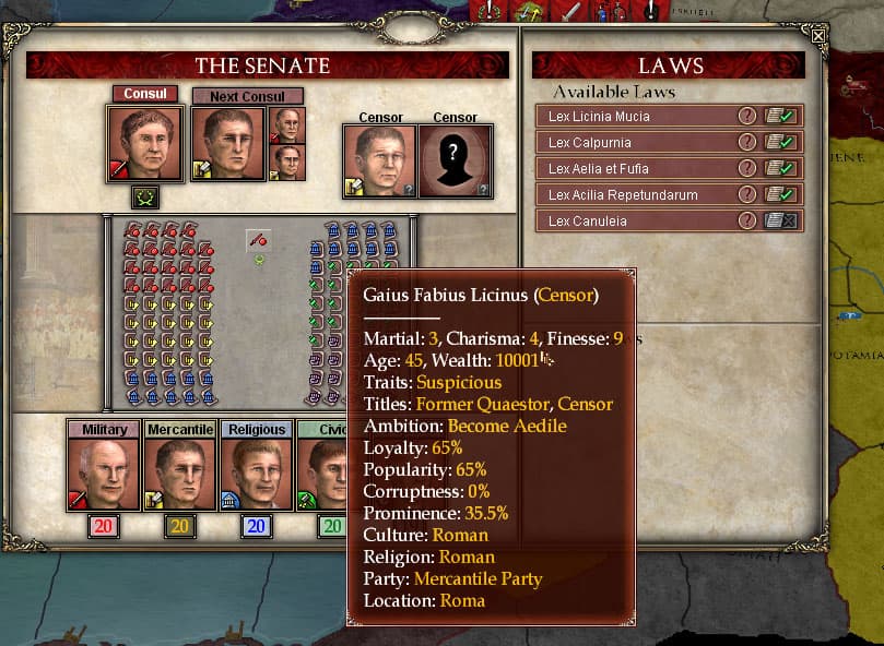 Europa Universalis: Rome - Vae Victis screenshot 3