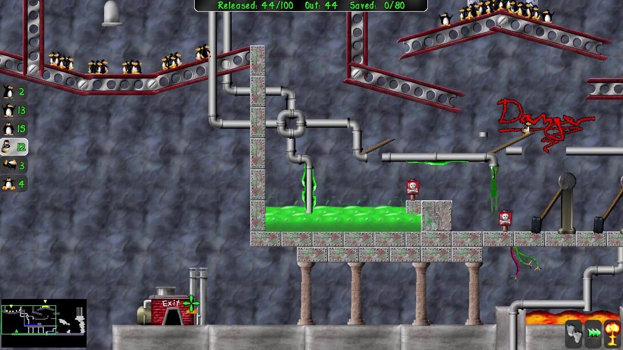 Pingus screenshot 2