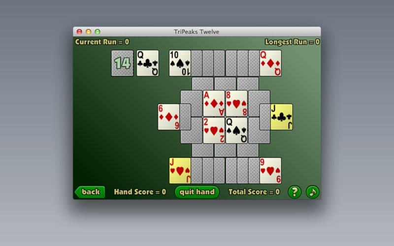 TriPeaks Twelve screenshot 6