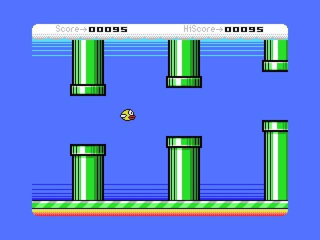 Flappybird for MSX screenshot 3