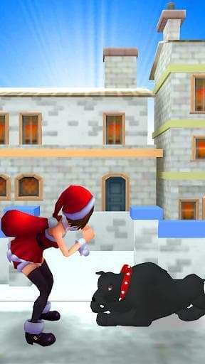Santa Girl Run Xmas & Advent screenshot 3
