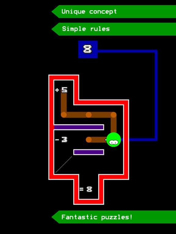 Numplussed - Number Puzzle Maze screenshot 2