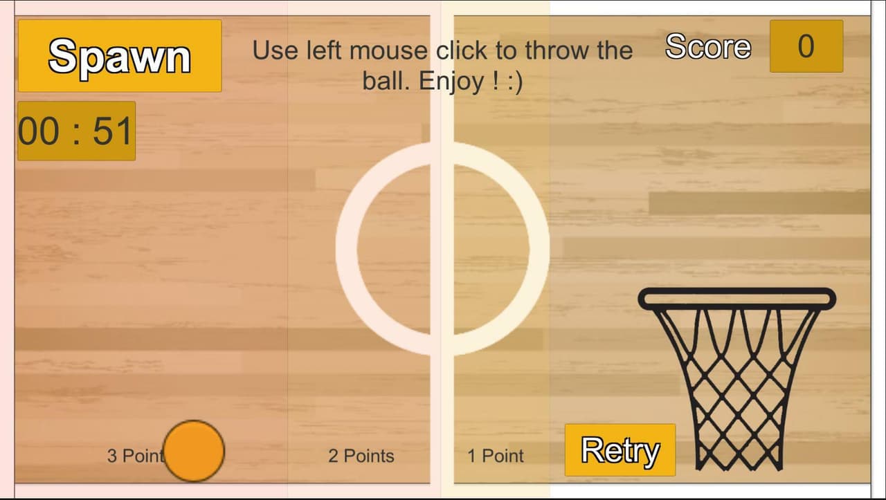 BasketBall mini Game