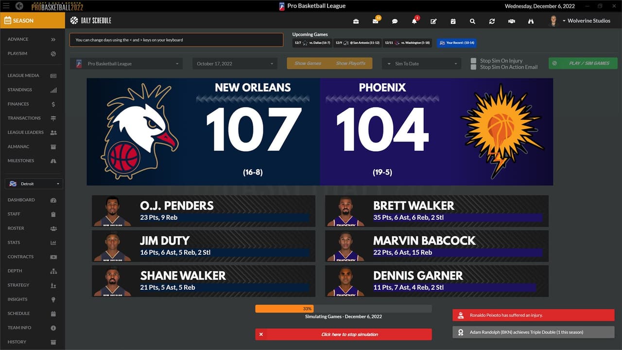 Draft Day Sports: Pro Basketball 2022