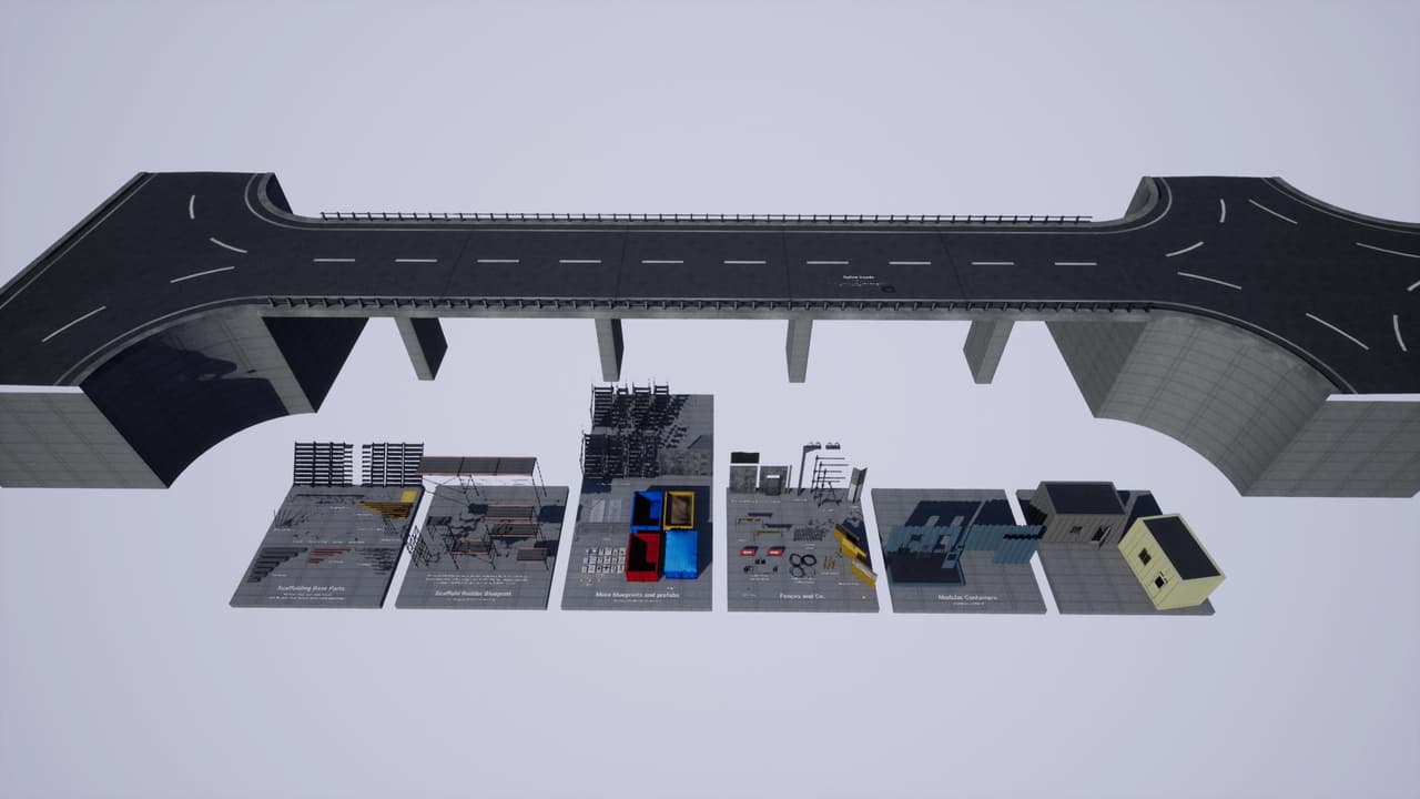 Modular Procedural Scaffold System Demo screenshot 5