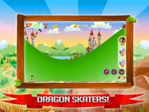 Dragon Racer - Fantasy Skateboard Game screenshot 3