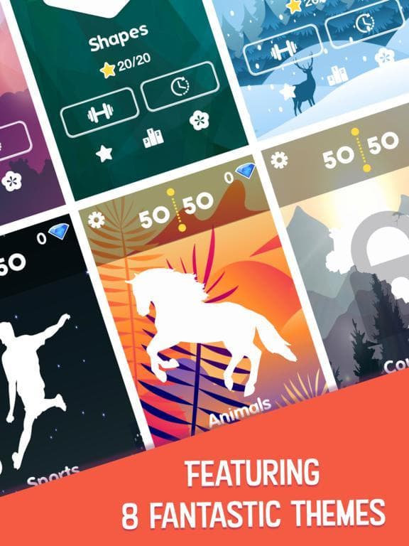 50 50: Addictive Shape Cutting screenshot 2