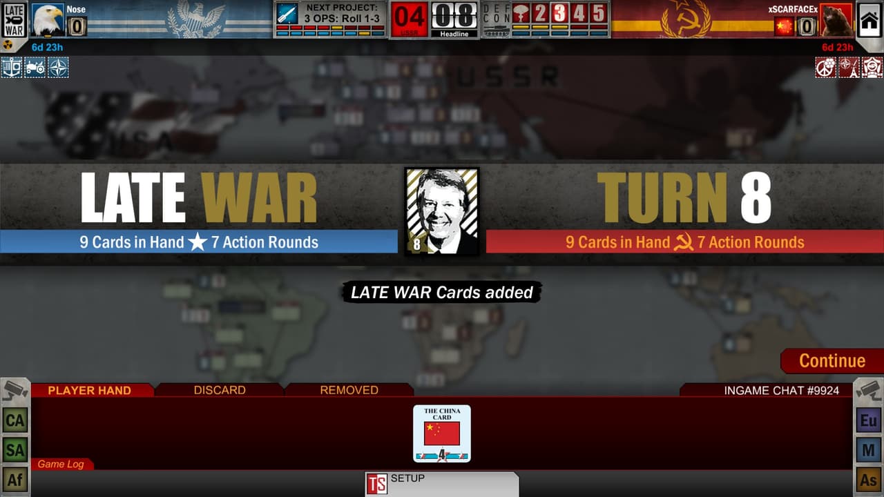Twilight Struggle (itch) screenshot 2