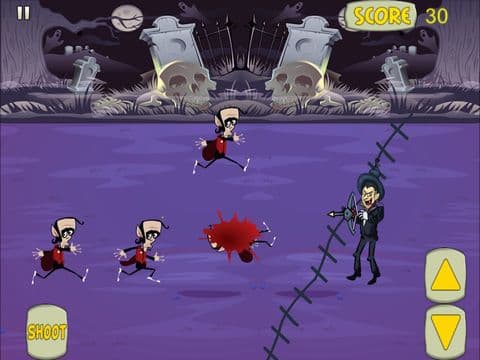 Vampire Attack Defense Shootout - The Last Mans Diaries Free screenshot 3