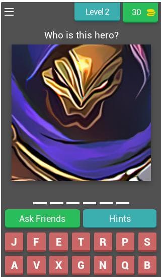 Guess The MobileLegends Heroes QUIZ APP screenshot 4