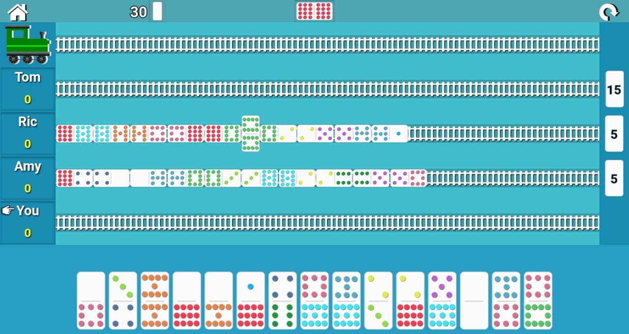 Train Dominoes