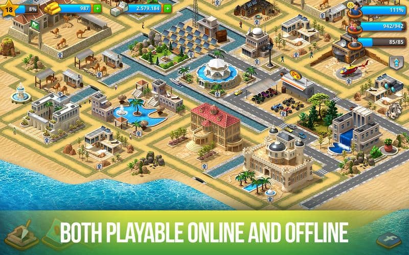 Paradise City Island Sim Town
