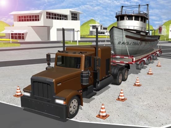 Euro Truck Real Cargo Parking screenshot 2
