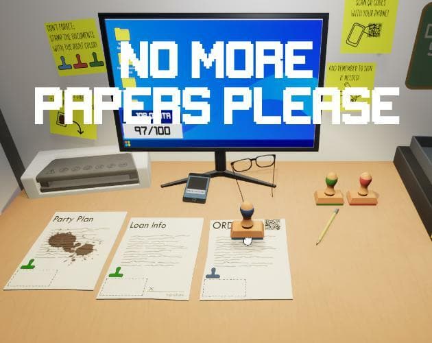 No more papers please