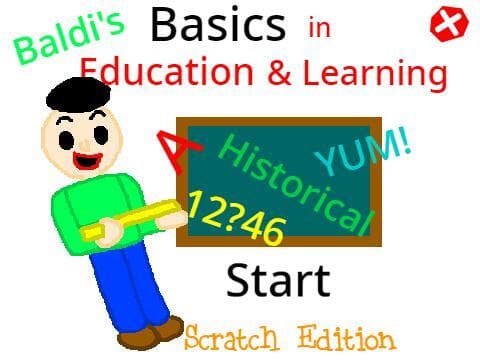 baldi has hair