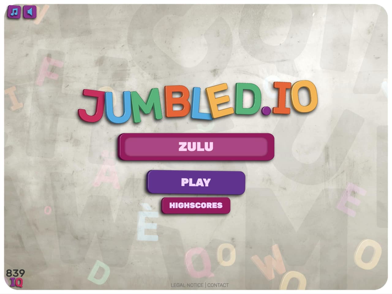 Jumbled.io screenshot 2