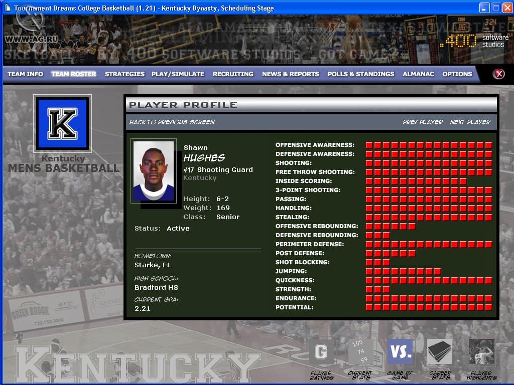 Tournament Dreams College Basketball screenshot 6