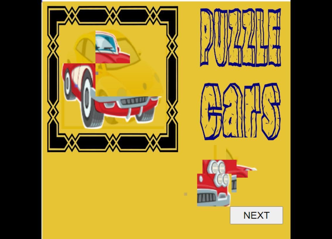Puzzle Cars kids