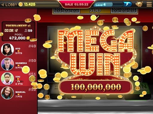 Slot Machine - Ruby Hall Free Vintage Casino Game