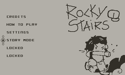 Rocky Stairs (Playdate) screenshot 2