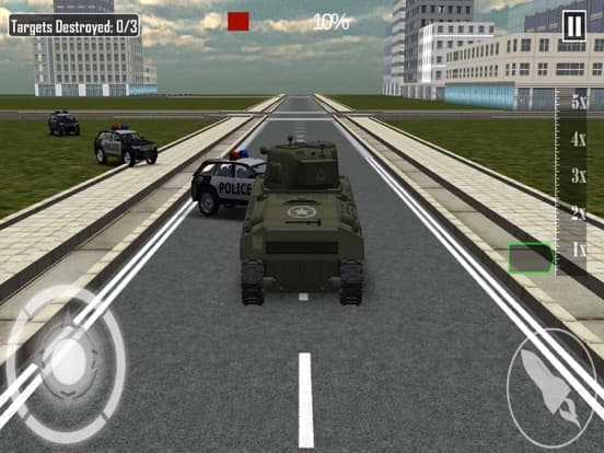 Police attack tank shooting screenshot 5