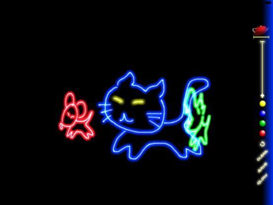 3D Glow Doodle iP3 for iPad screenshot 2