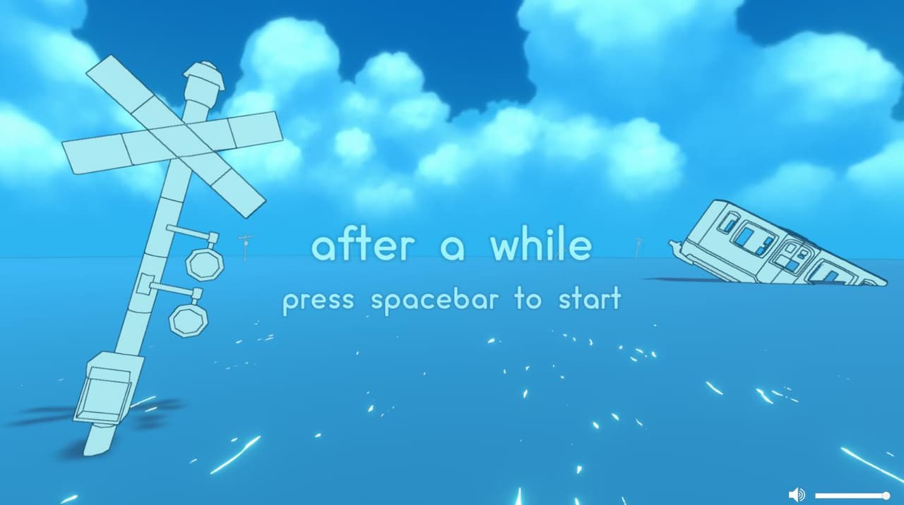 after a while