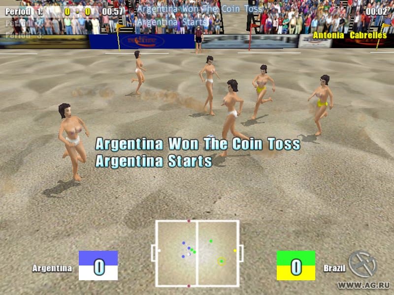 Babes & Balls Xtreme Beach Soccer & Volleyball screenshot 3