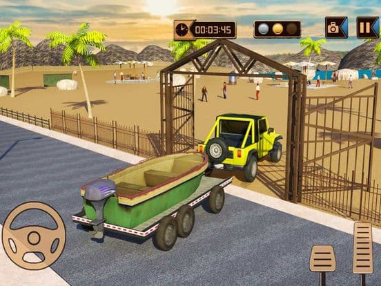 Summer Camper Van Truck Simulator & Car Parking 3D