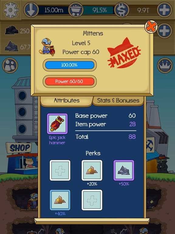Dig it! cat mine screenshot 4
