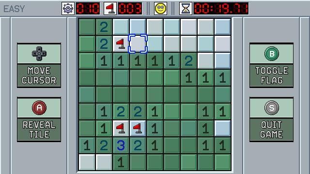 MineSweeper (Vircon32) screenshot 2
