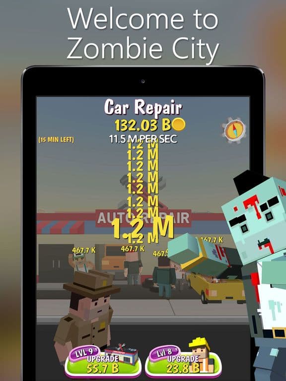 Zombie City - Clicker Tycoon screenshot 2
