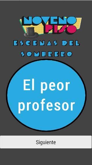 Escenas del sombrero para Improv
