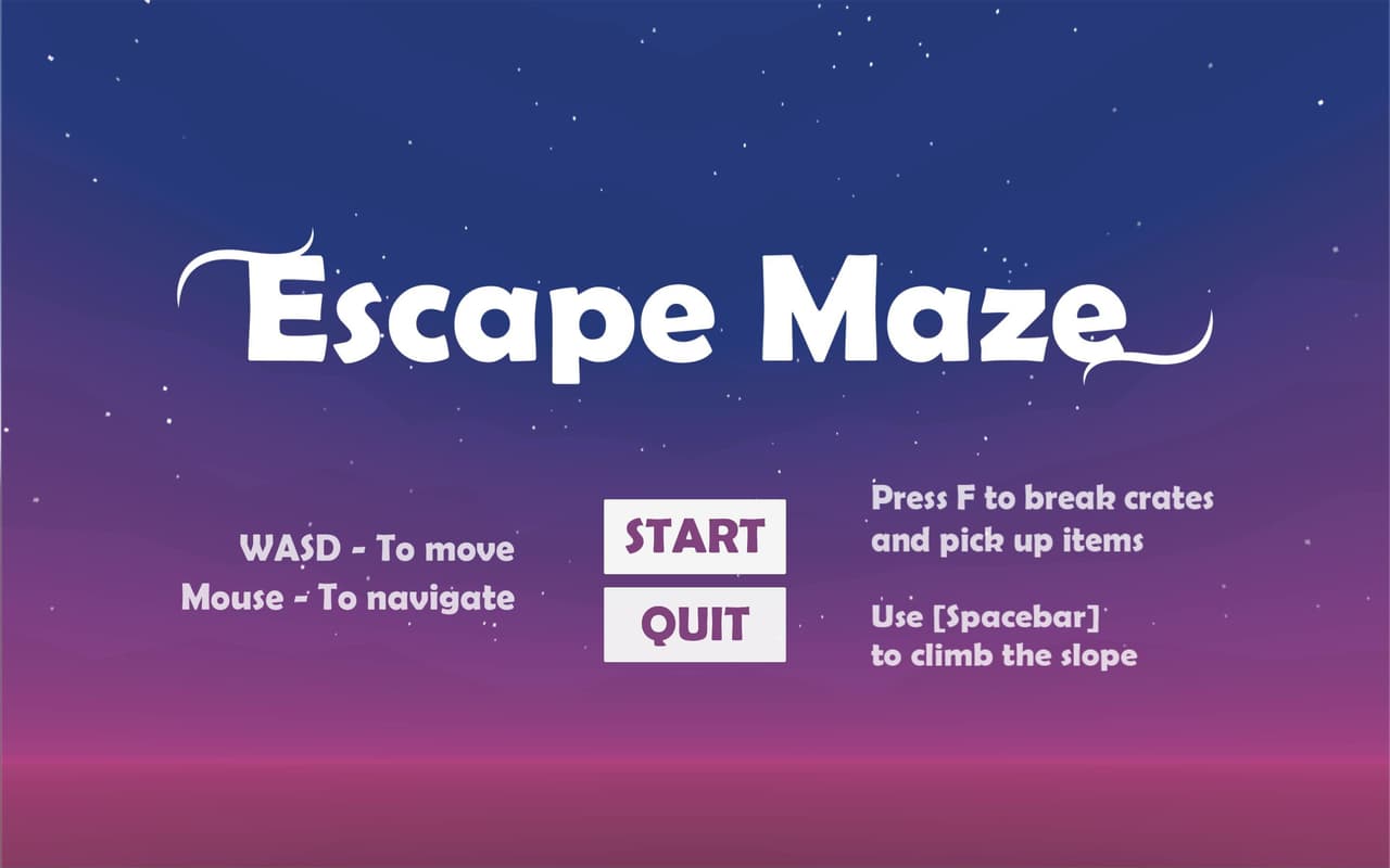 Escape Maze (Mac Build)