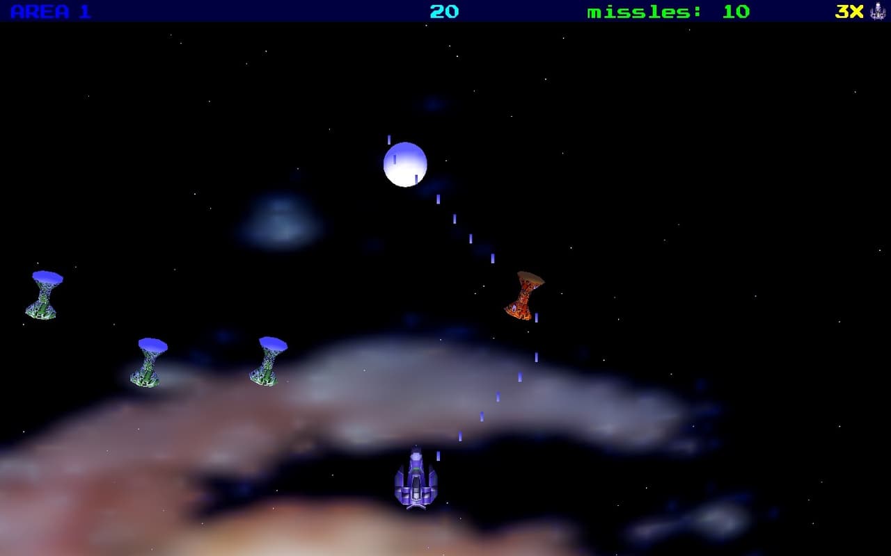 Space Force - Vertical Shooter demo project archive screenshot 3