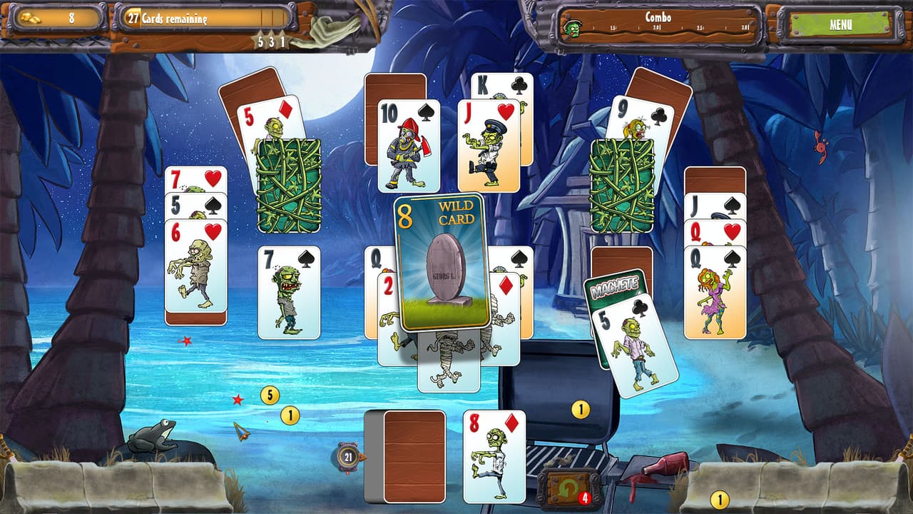 Zombie Solitaire 2 Chapter 1 screenshot 3