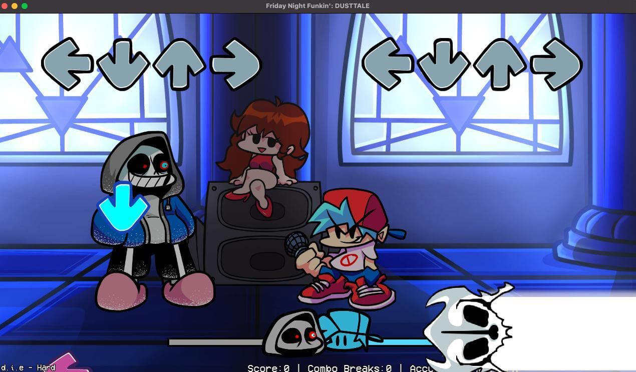 FNF VS DUSTTALE For mac
