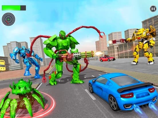 Octopus Robot Car Game 3D- War screenshot 5
