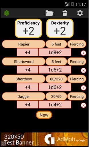 Fifth Edition Character Sheet screenshot 5