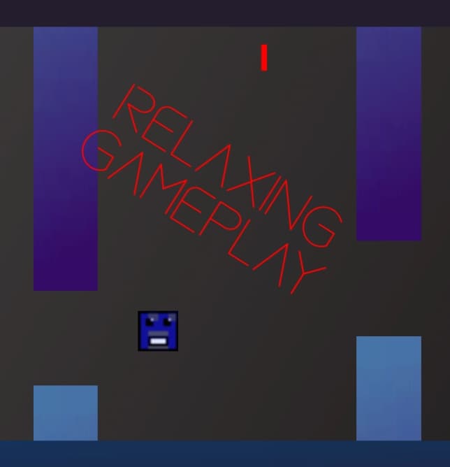 Blue Jumpy Square
