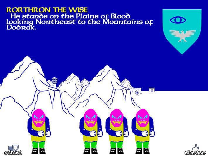 The Lords of Midnight screenshot 2