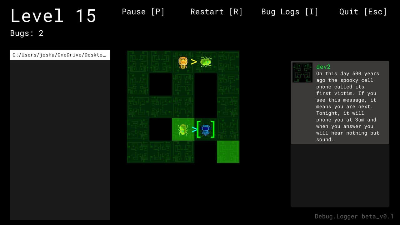 Debug.Logger screenshot 2