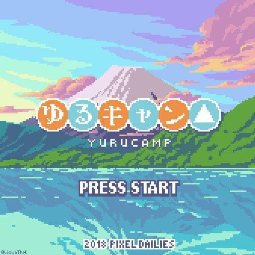 YuruCamp Top Down Shooter Game