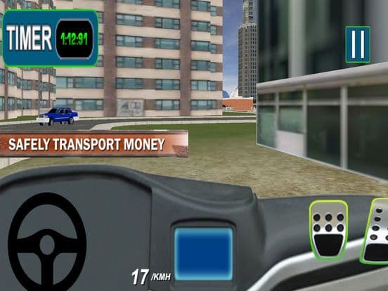 Bank Cash Truck Driving screenshot 2