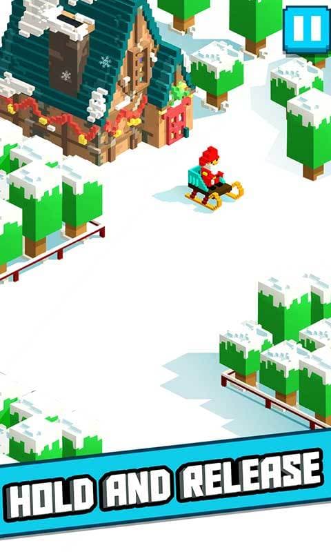 Zig Zag Santa - Merry Christmas Games screenshot 4